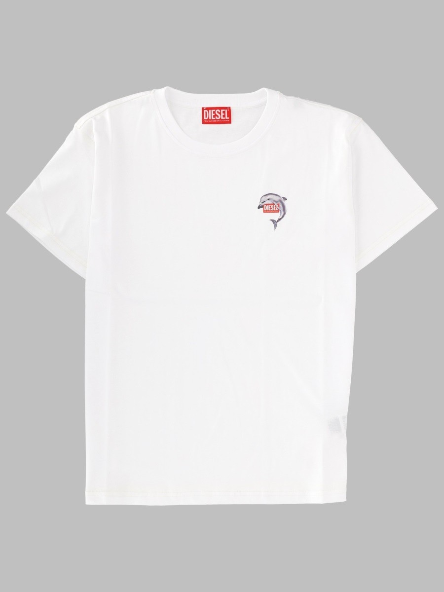 Diesel T-SHIRT IN COTONE CON STAMPA LOGO
