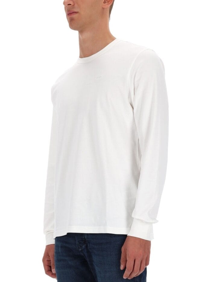 diesel t shirt with embroidered logo Diesel T-SHIRT WITH EMBROIDERED LOGO