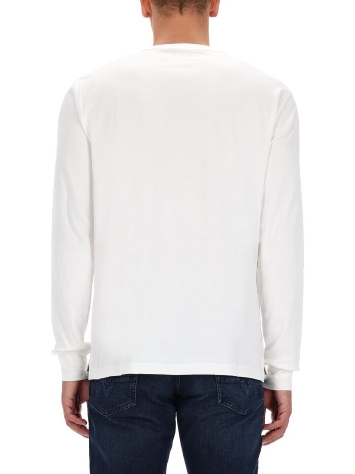 diesel t shirt with embroidered logo Diesel T-SHIRT WITH EMBROIDERED LOGO