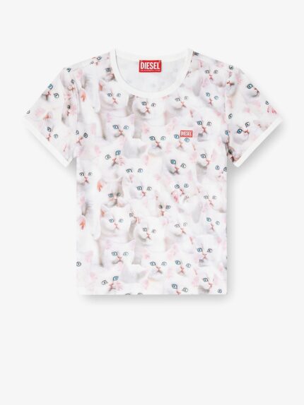 Diesel T-Unclau Stretch Fabric T-shirt