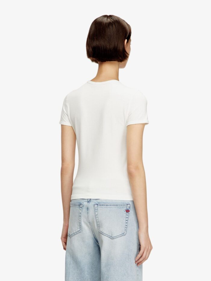 Diesel T-UNCUTIESLONG-OD Cotton Blend T-shirt