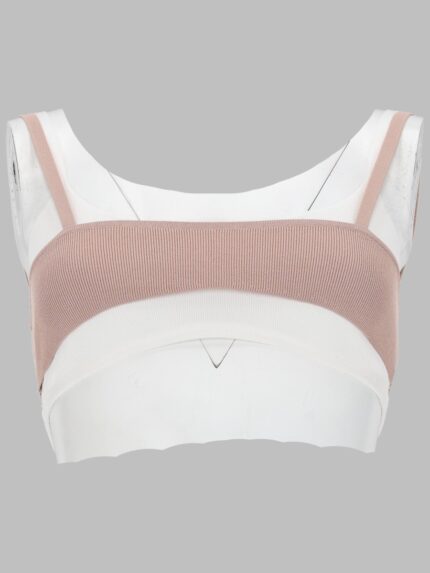 Diesel TOP BRA CON EFFETTO SOVRAPPOSTO