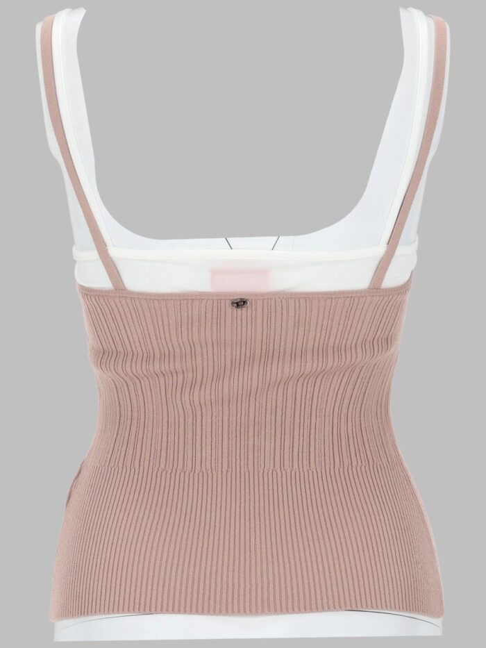 Diesel TOP IN MAGLIA CON EFFETTO SOVRAPPOSTO