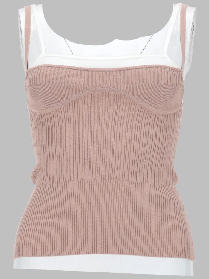 Diesel TOP IN MAGLIA CON EFFETTO SOVRAPPOSTO