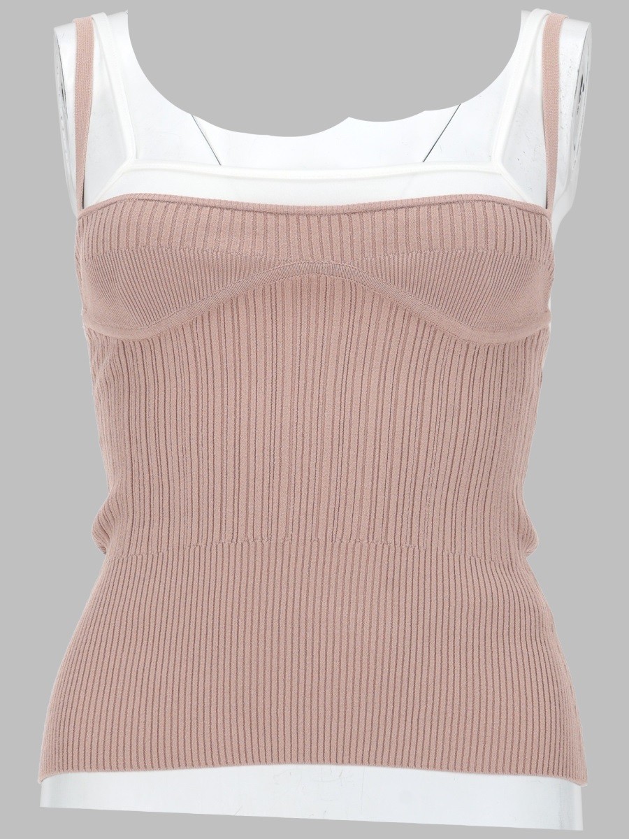Diesel TOP IN MAGLIA CON EFFETTO SOVRAPPOSTO