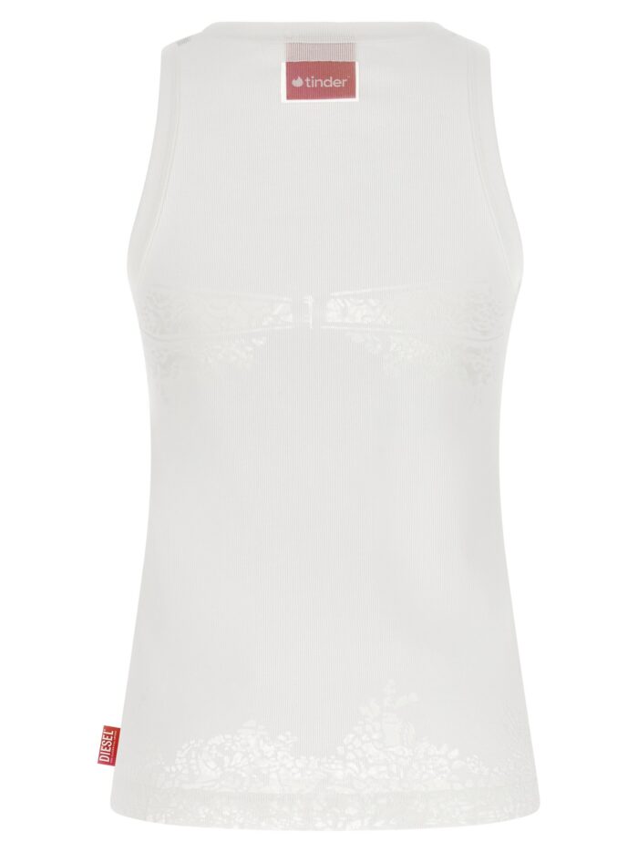 Diesel X Tinder 'Pr-T-Anki-Lace-R' Tank Top