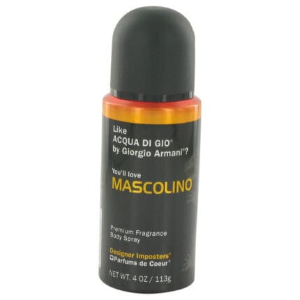 Designer Imposters Mascolino By Parfums De Coeur - Body Spray 4 Oz