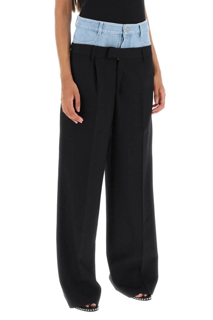 Dion Lee Wide Leg Hybrid Pants