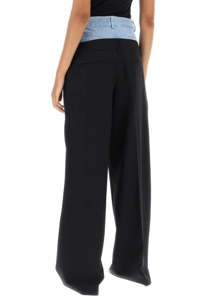 Dion Lee Wide Leg Hybrid Pants