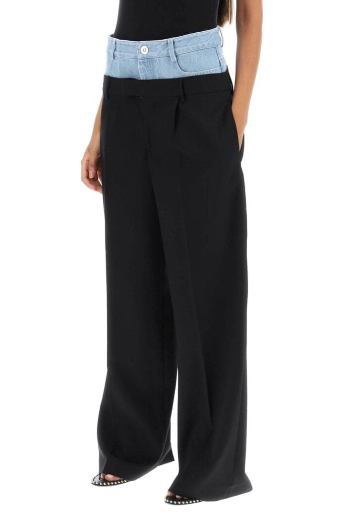 Dion Lee Wide Leg Hybrid Pants