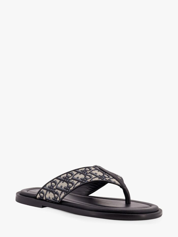 Dior Alias Thong Sandal With Dior Oblique Jacquard Motif