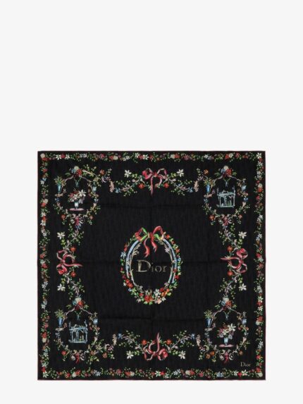Dior Arabesque Dioriviera 90 Silk Foulard