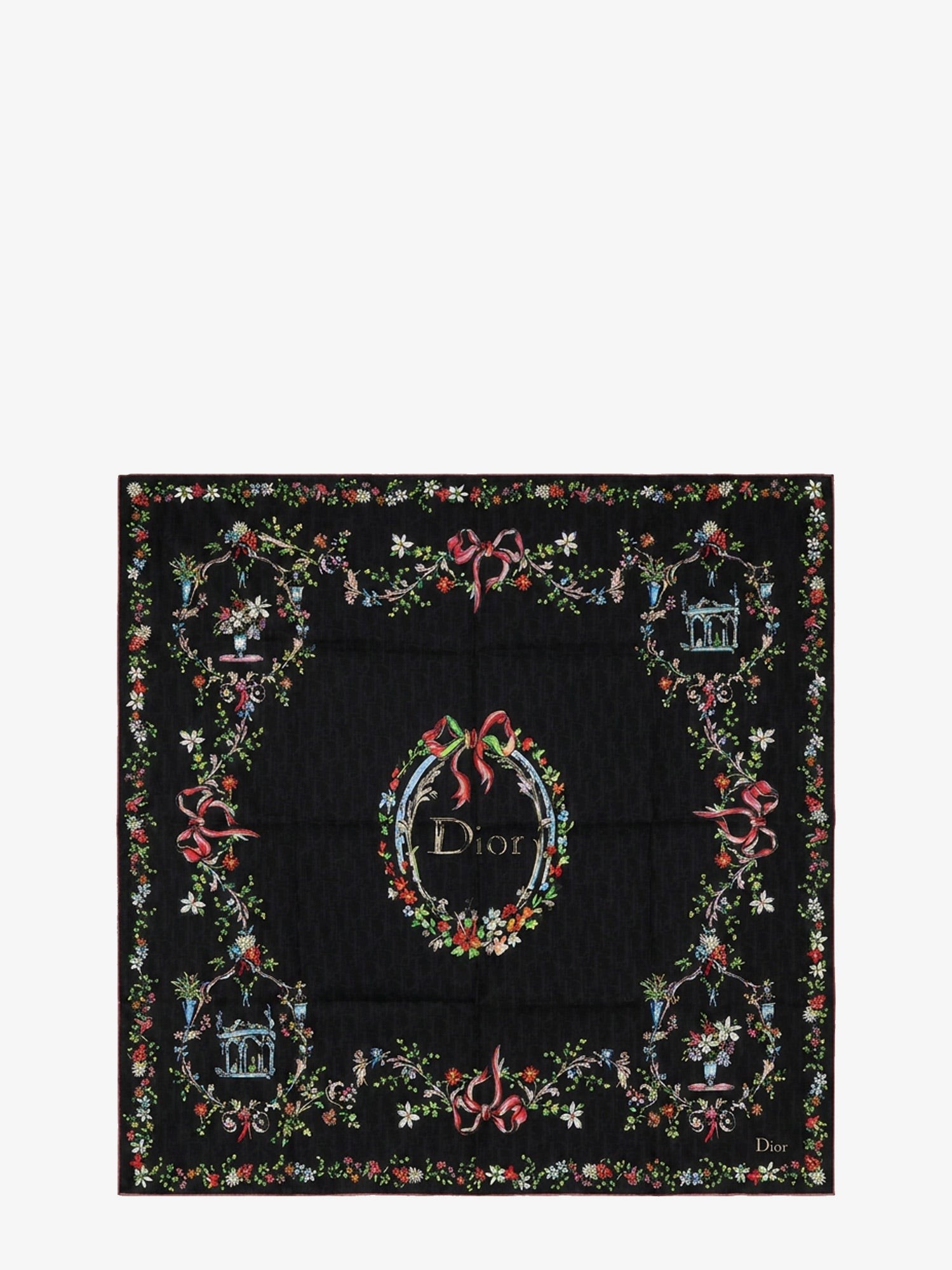 Dior Arabesque Dioriviera 90 Silk Foulard