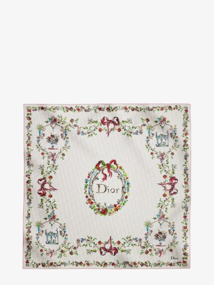 Dior Arabesque Dioriviera 90 Silk Foulard