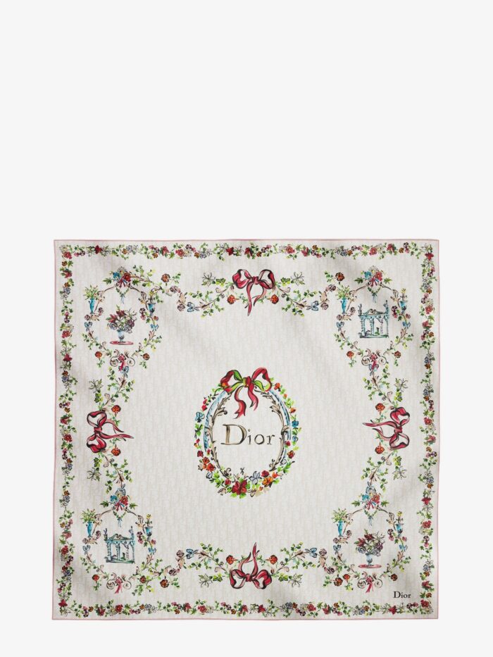 dior arabesque dioriviera 90 silk foulard Dior Arabesque Dioriviera 90 Silk Foulard