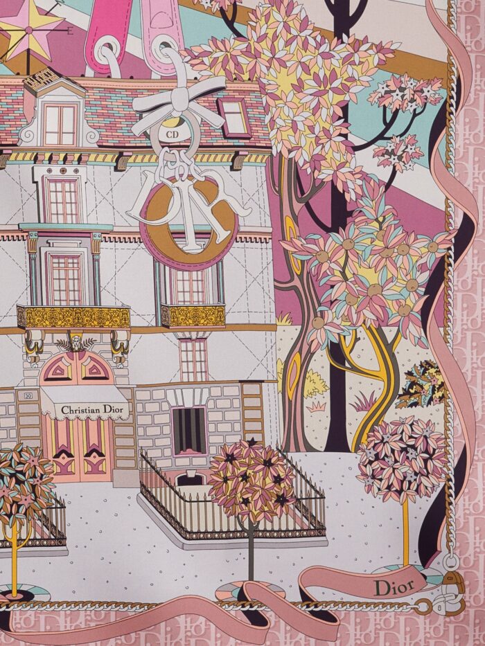 Dior Avenue 90 Silk Foulard