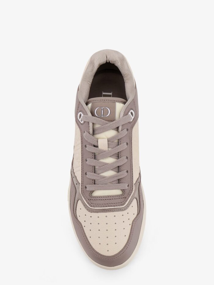 Dior B27 Leather Sneakers With Embossed CD Logo