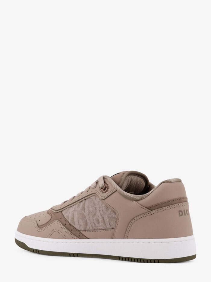 Dior B27 Leather Sneakers With Suede Inserts