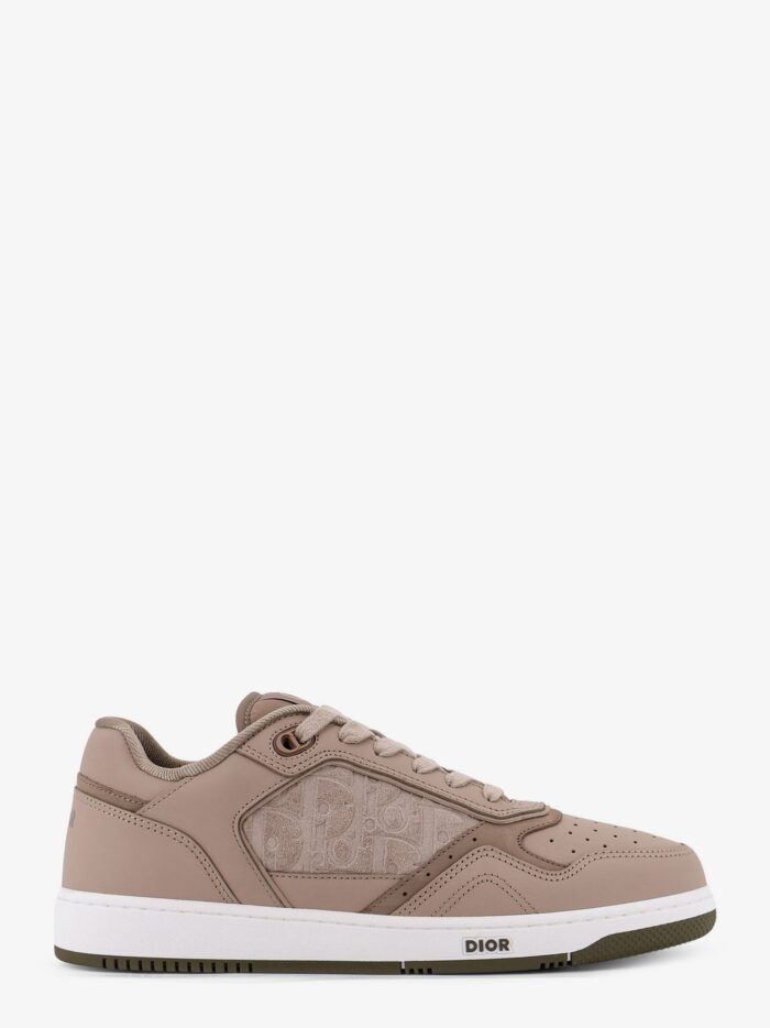 dior b27 leather sneakers with suede inserts Dior B27 Leather Sneakers With Suede Inserts