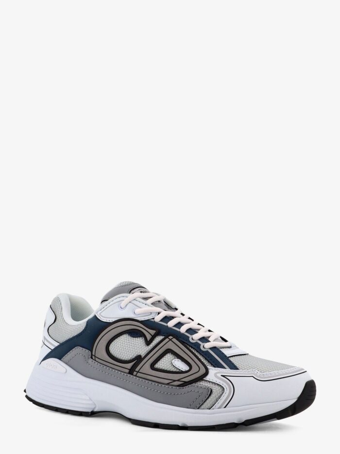 Dior B30 Count Low-top Leather And Mesh Sneakers