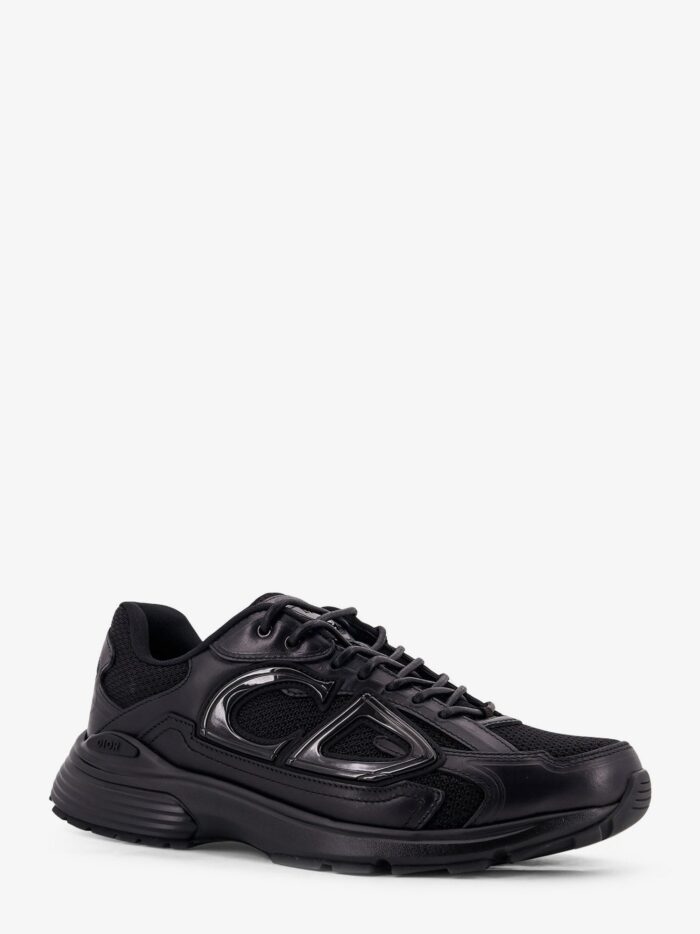 Dior B30 Countdown Low-top Leather And Mesh Sneakers