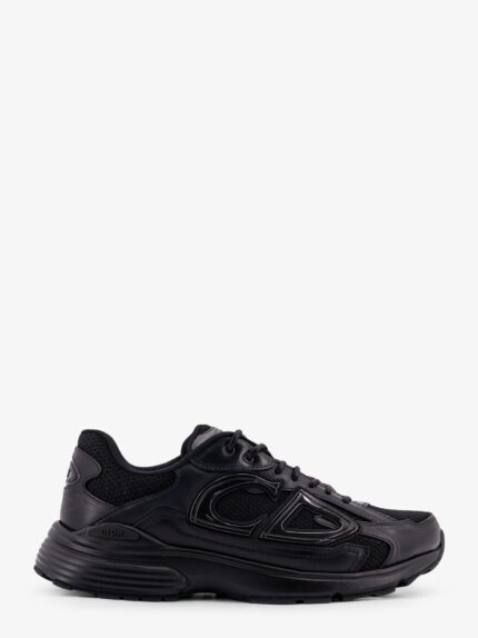 Dior B30 Countdown Low-top Leather And Mesh Sneakers