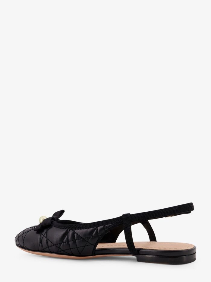 Dior Ballet Leather Slingback Ballerinas