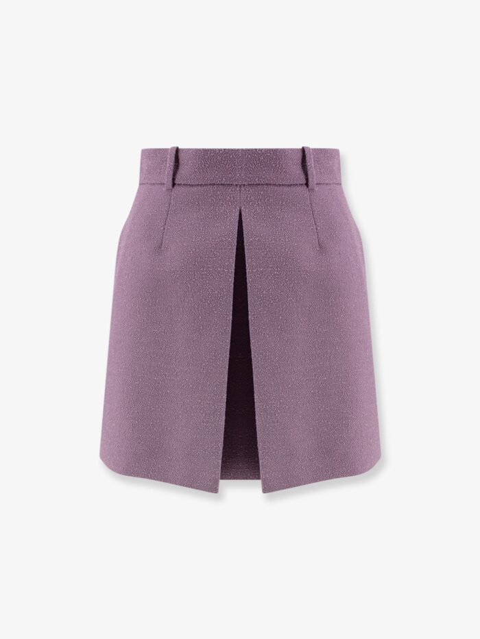 Dior Bouclé Virgin Wool Blend Skirt