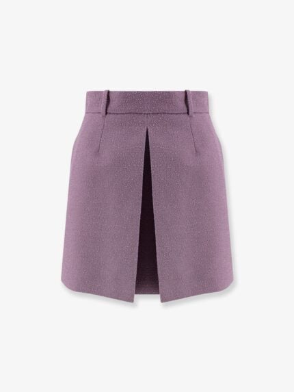 Dior Bouclé Virgin Wool Blend Skirt