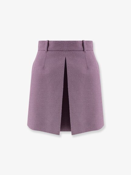 Dior Bouclé Virgin Wool Blend Skirt