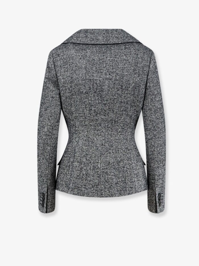 Dior Bouclette Chevron Blazer