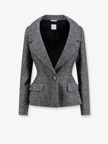 Dior Bouclette Chevron Blazer
