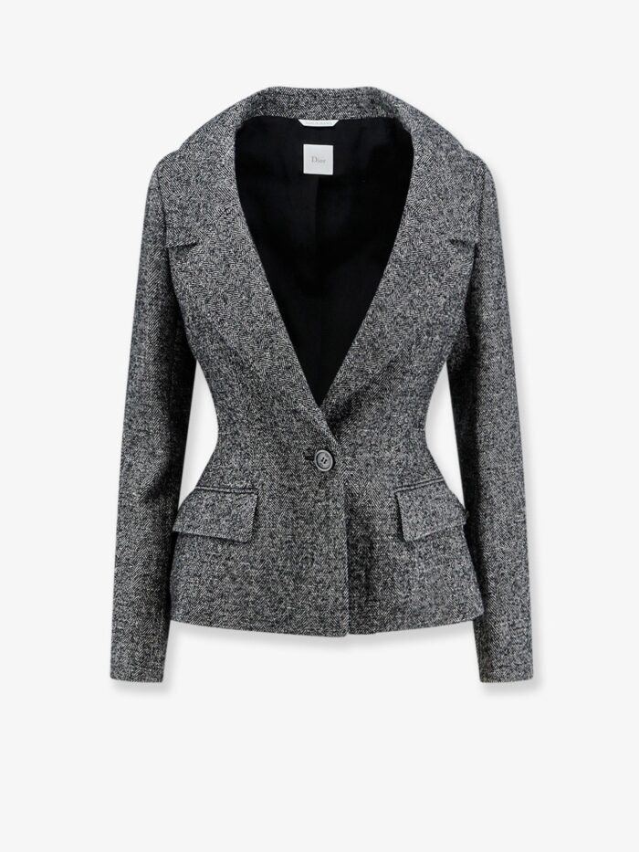 dior bouclette chevron blazer Dior Bouclette Chevron Blazer