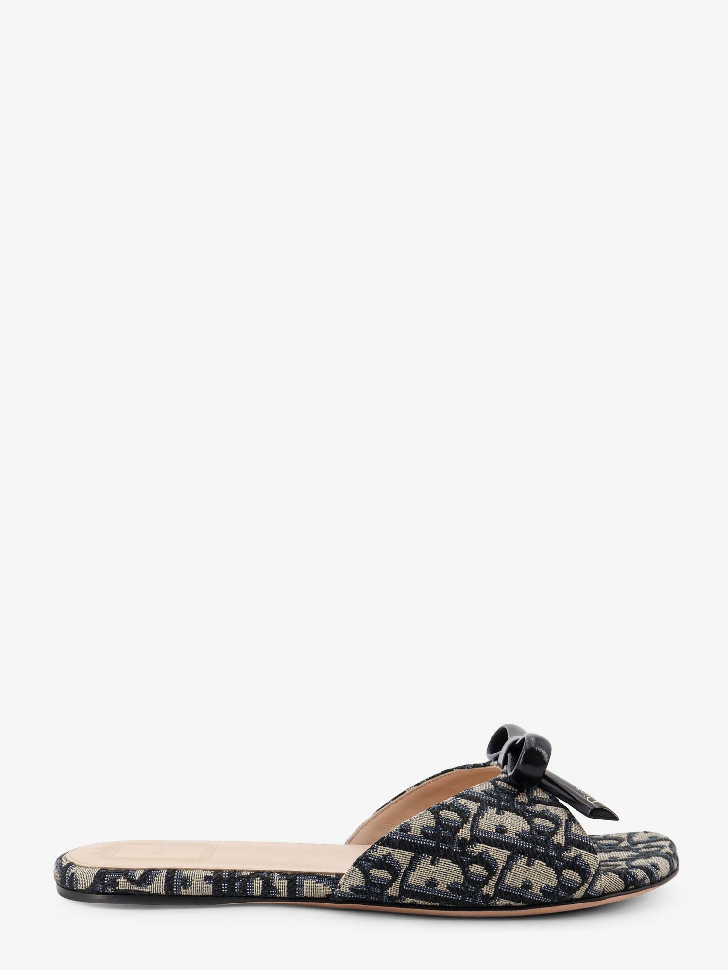 Dior Bow Dior Oblique Fabric Sandals