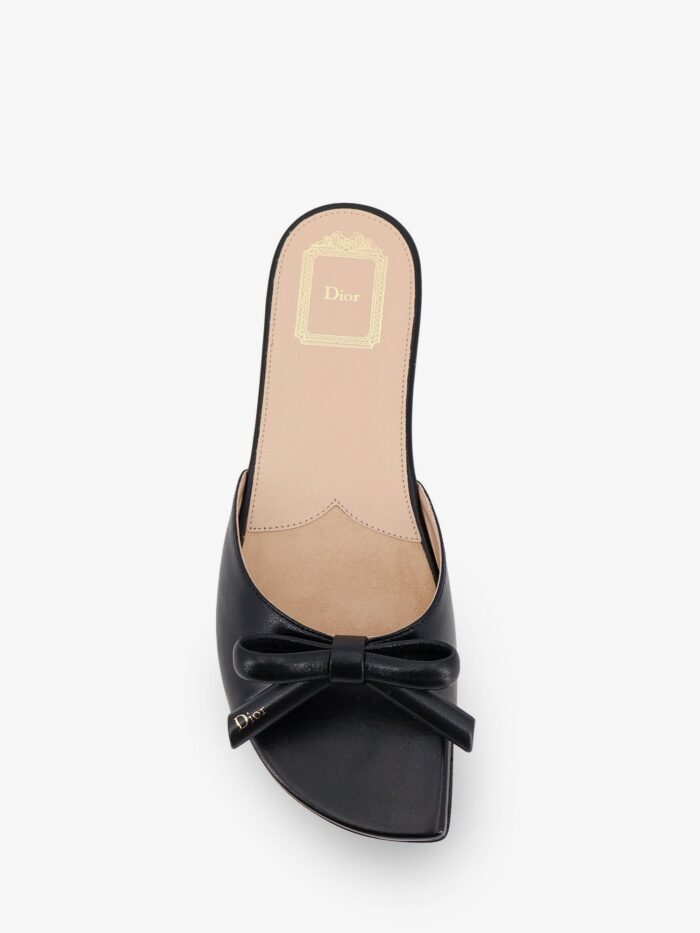 Dior Bow Leather Sandals