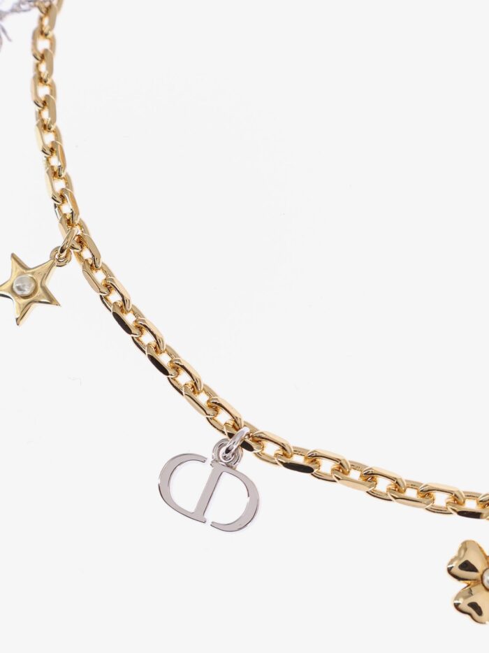 Dior Brass Necklace With Iconic Charms