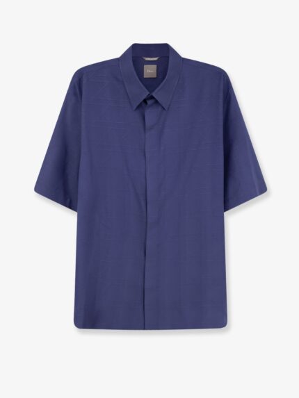 Dior Cannage Silk And Lyocell Shirt