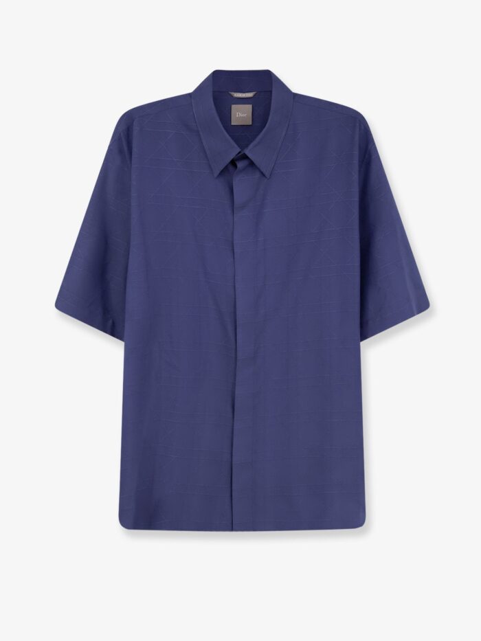 Dior Cannage Silk And Lyocell Shirt