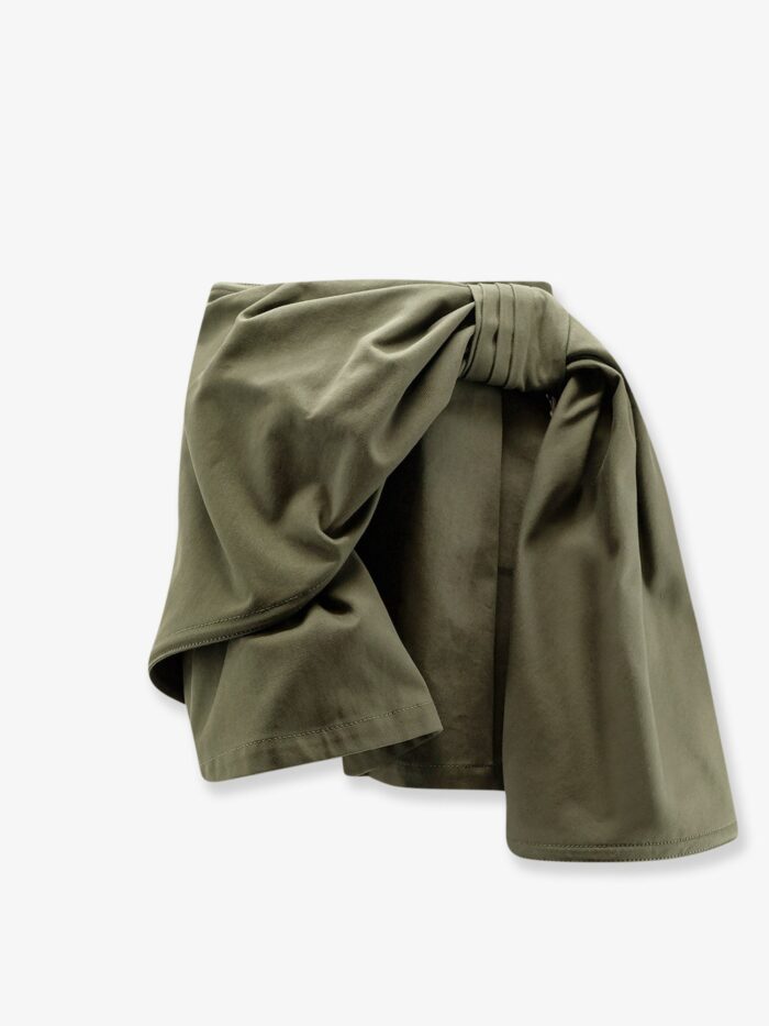 dior canvas mini skirt with maxi bow Dior Canvas Mini Skirt With Maxi Bow