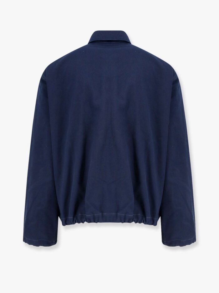 Dior Cd Icon Cotton Twill Jacket With Zip Closure