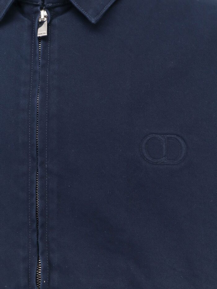 Dior Cd Icon Cotton Twill Jacket With Zip Closure