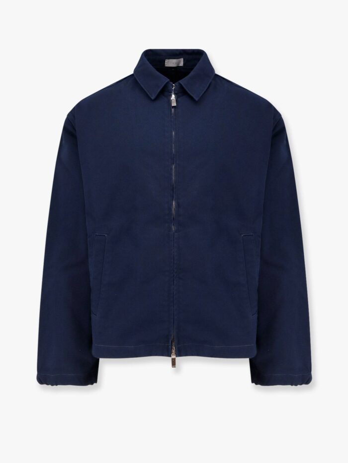 Dior Cd Icon Cotton Twill Jacket With Zip Closure