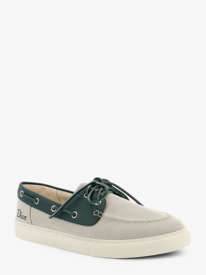 Dior Chester Dioriviera Canvas And Leather Loafers