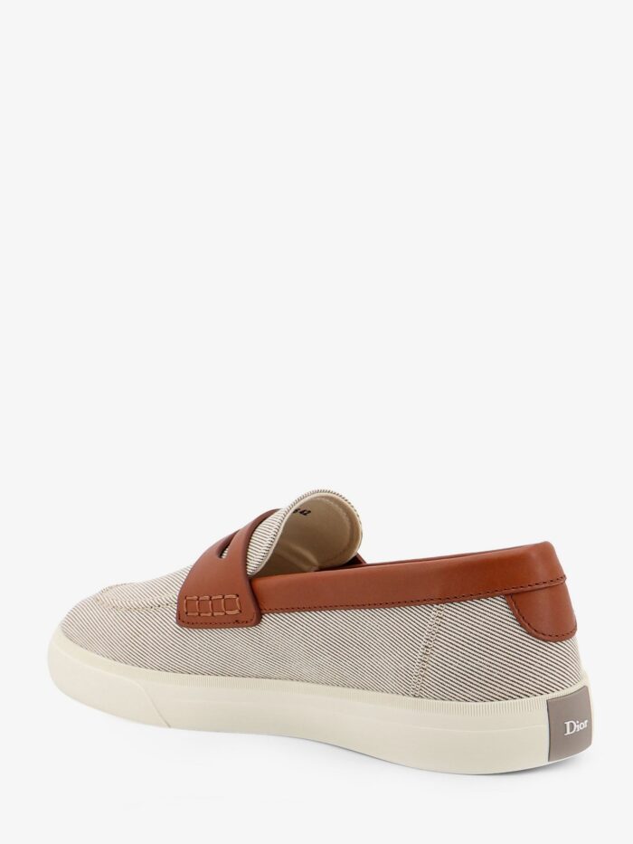 Dior Chester Dioriviera Canvas And Leather Loafers
