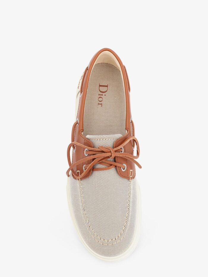 Dior Chester Dioriviera Canvas And Leather Loafers