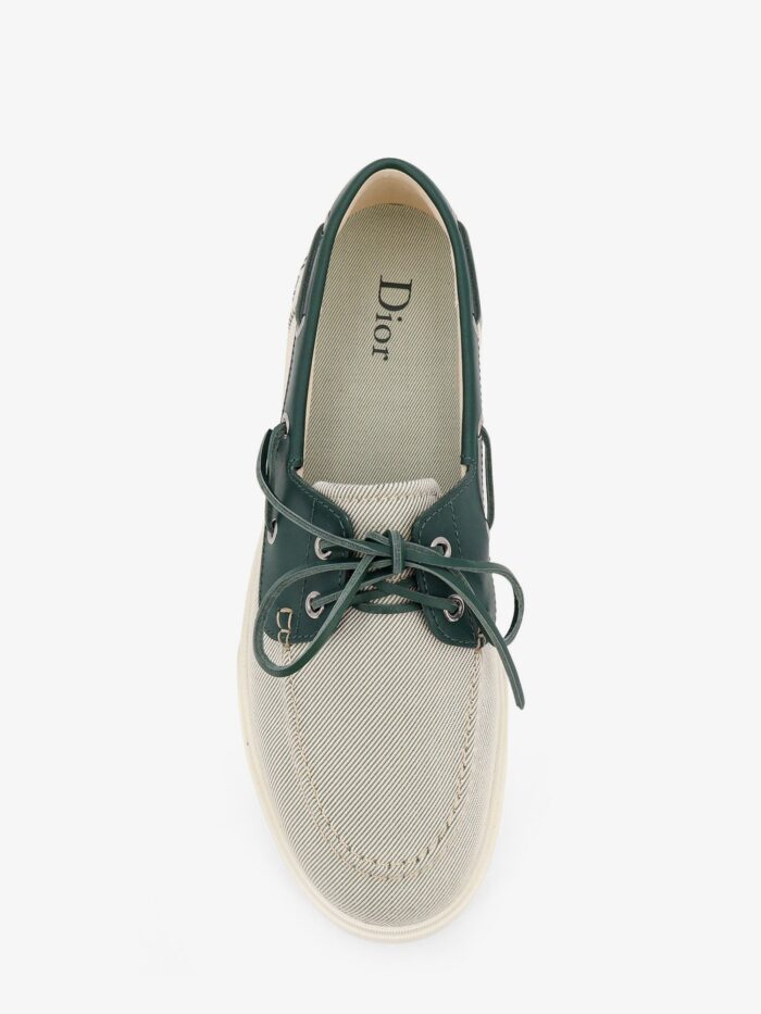 Dior Chester Dioriviera Canvas And Leather Loafers
