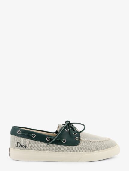 Dior Chester Dioriviera Canvas And Leather Loafers