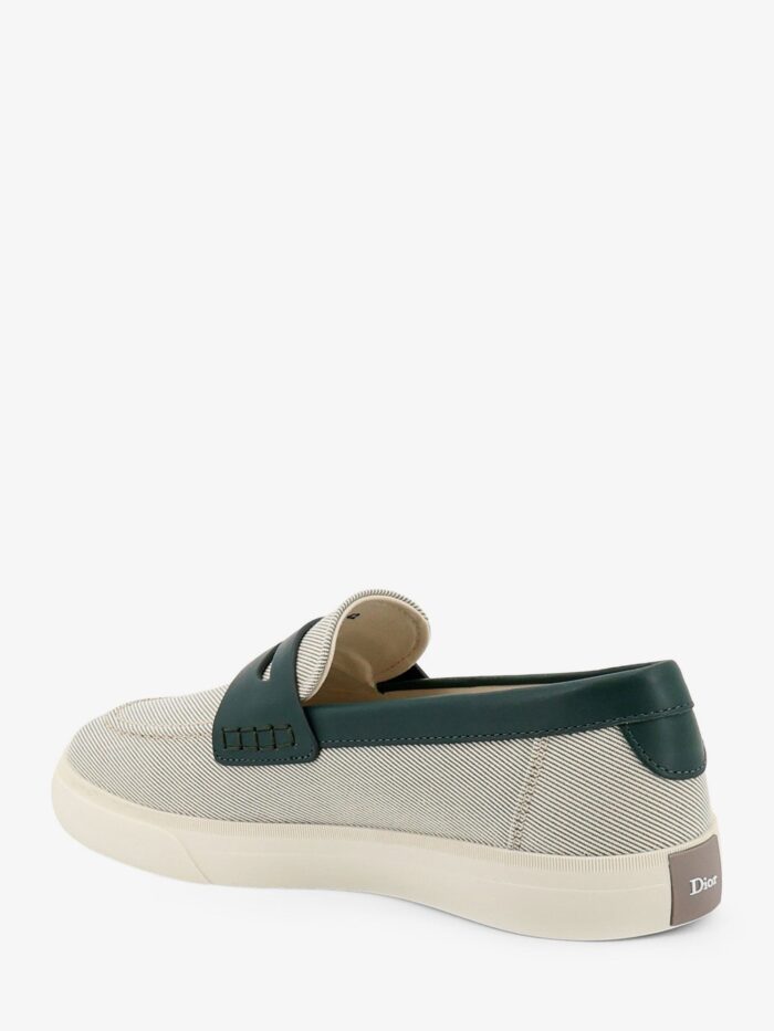 Dior Chester Dioriviera Canvas And Leather Loafers