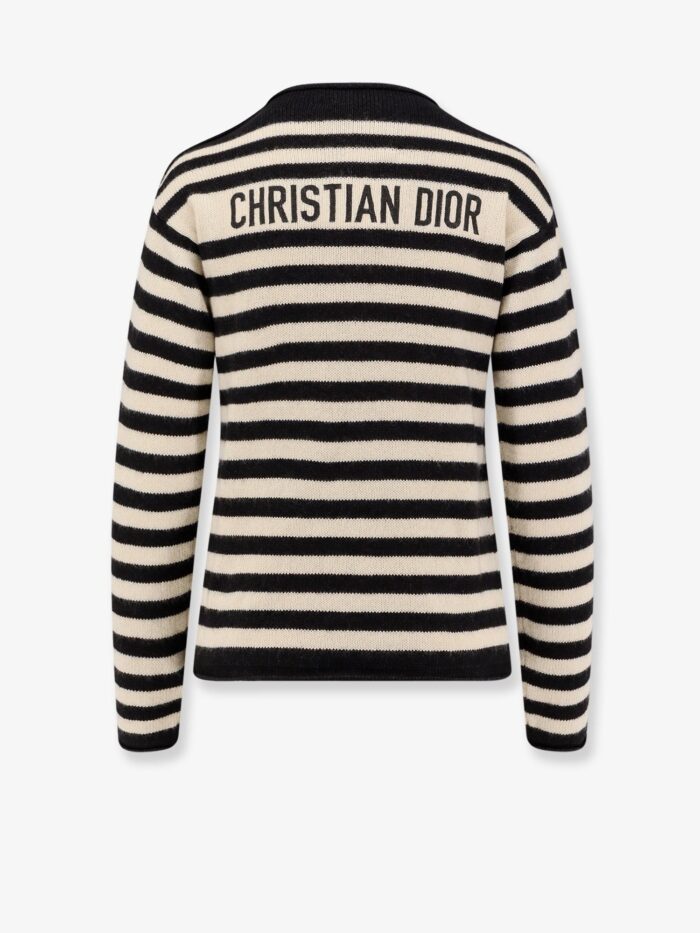 dior cotton and cashmere striped sweater Dior Cotton And Cashmere Striped Sweater