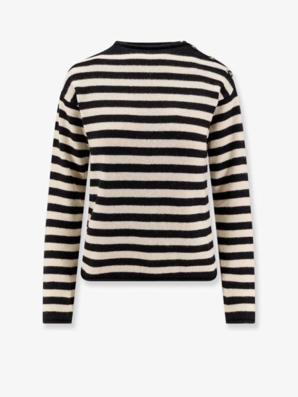 Dior Cotton And Cashmere Striped Sweater